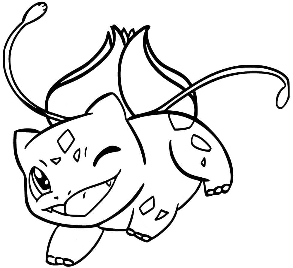 Tô màu Bulbasaur Đáng Yêu