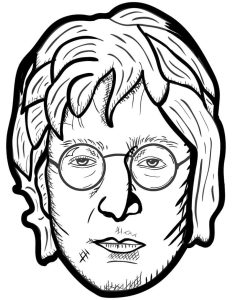 Tô màu Ca Sĩ john lennon