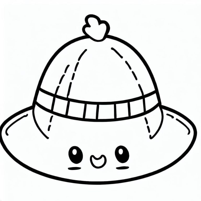 Tô màu Cái Mũ Cute