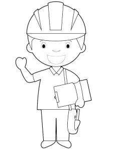 Tô màu Cậu Bé Kỹ Sư