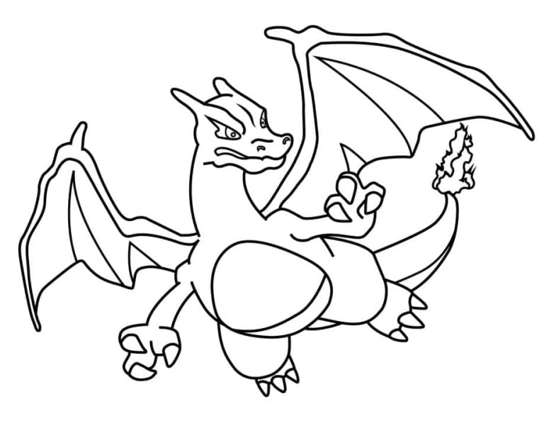 Tô màu Charizard Đẹp Nhất