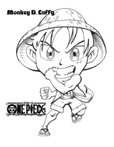 Tô màu Chibi Luffy