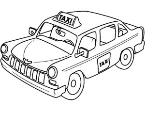 Tô màu Chiếc Xe Taxi