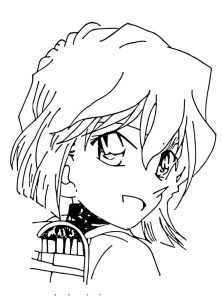 Tô màu Cô Bé Haibara Cute