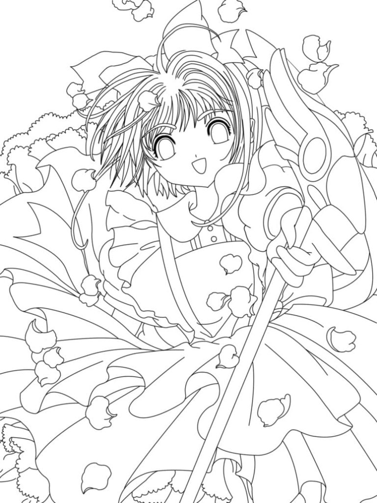 Tô màu Cô Bé Sakura