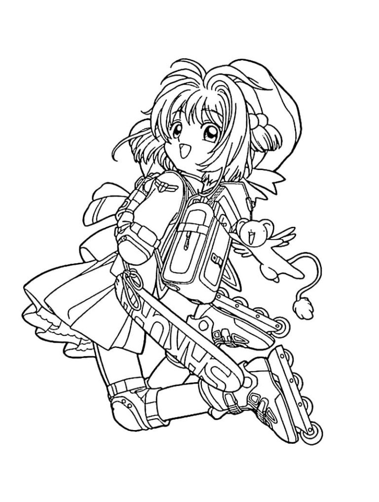 Tô màu Cô Bé Sakura Cute