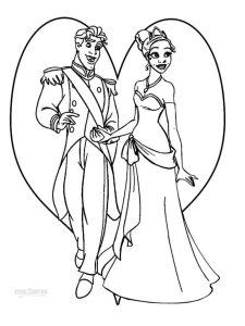 Tô màu Công Chúa Tiana Với Hoàng Tử