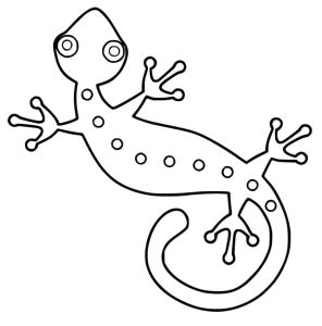 Tô màu Con Tắc Kè Nhỏ