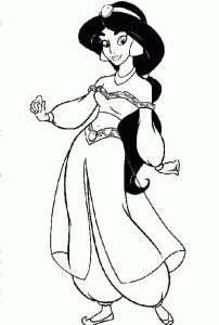 Tô màu Công Chúa Jasmine