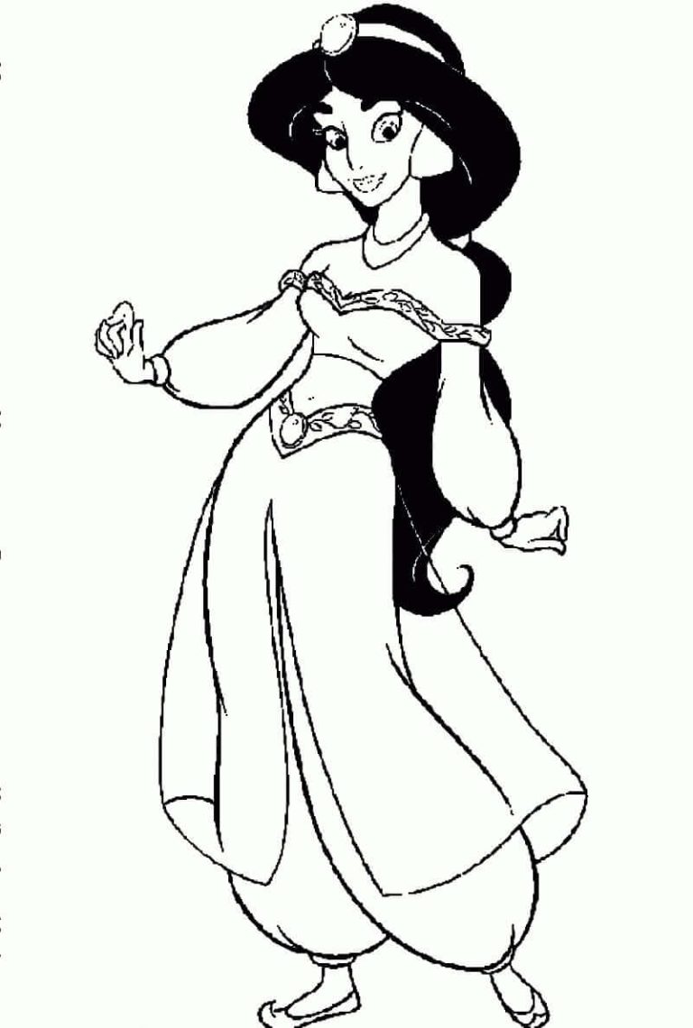 Tô màu Công Chúa Jasmine