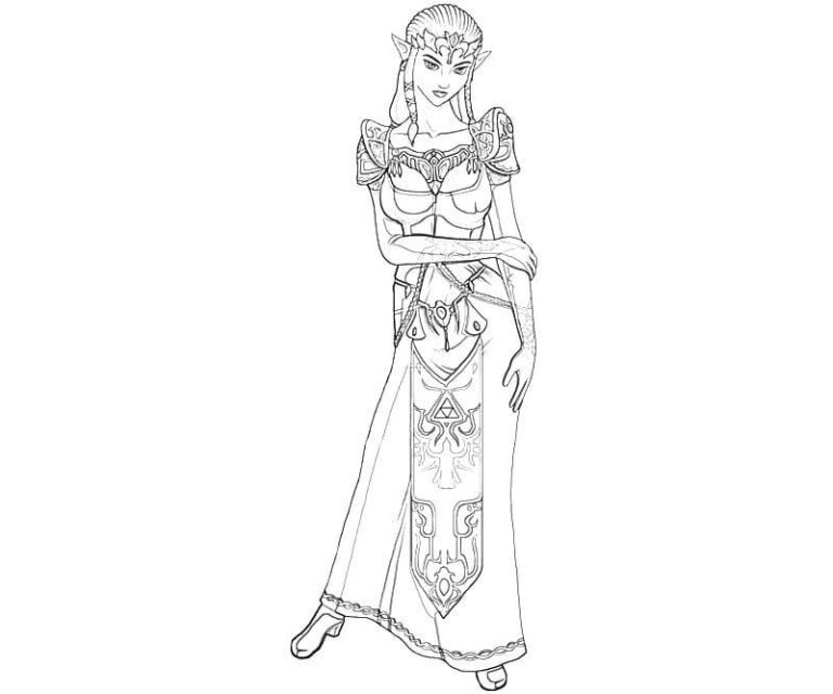 Tô Màu Công Chúa Zelda