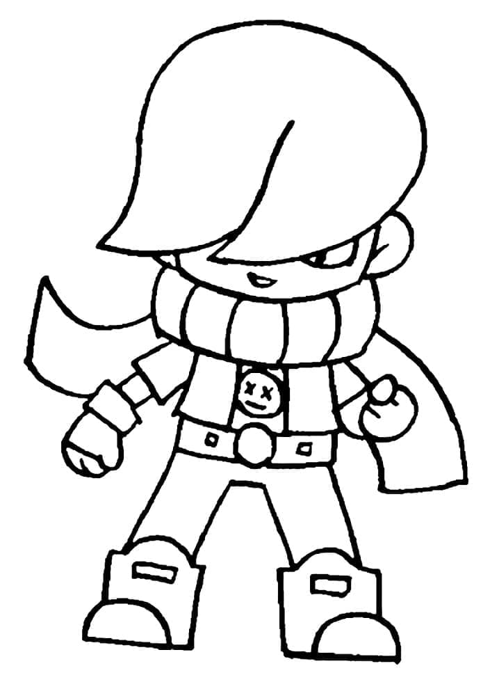Tô màu Edgar Trong Brawl Stars