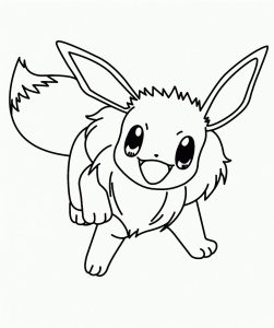 Tô màu Eevee Vui Vẻ