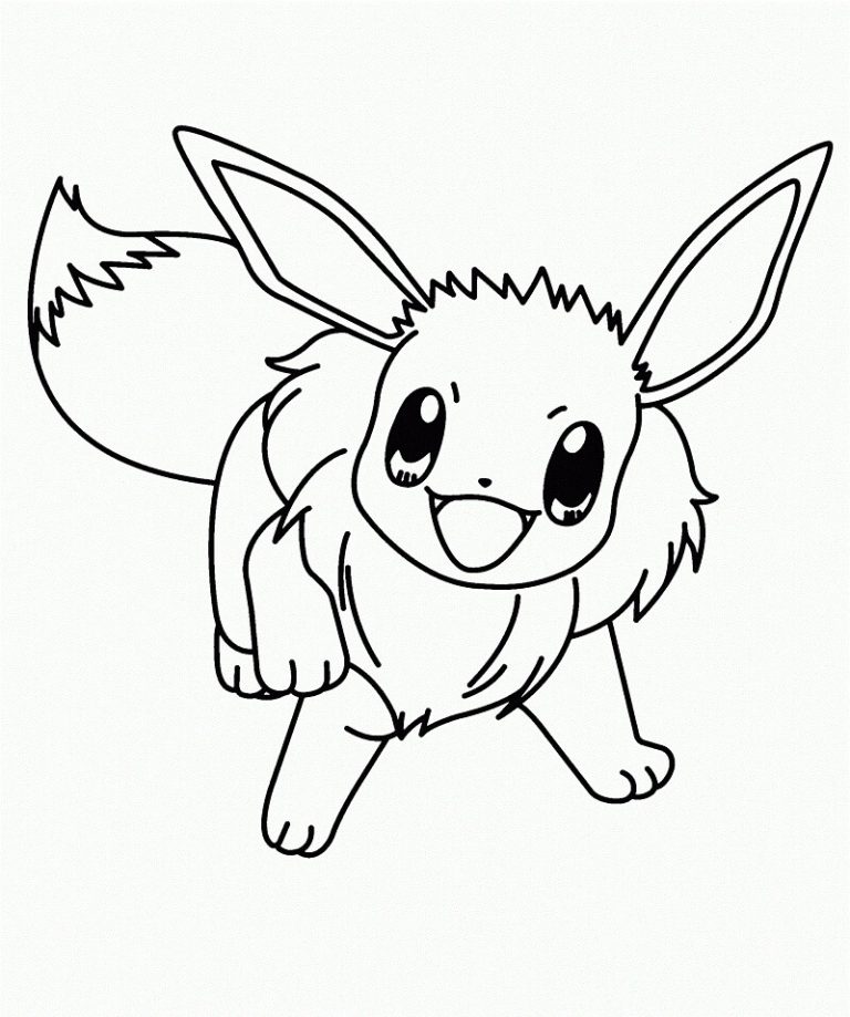 Tô màu Eevee Vui Vẻ