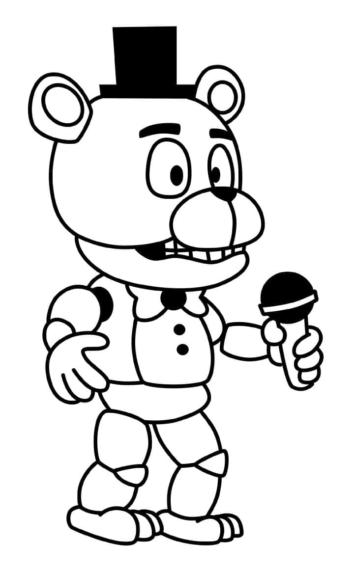 Tô màu Freddy Đáng Yêu