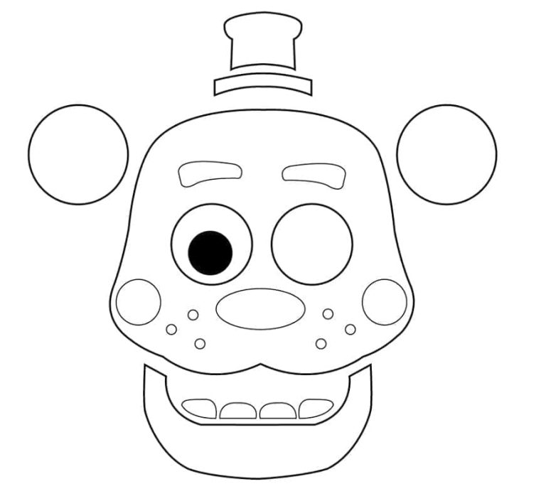 Tô màu Freddy Đơn Giản