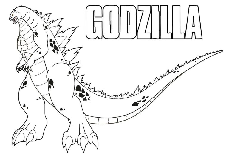 Tô Màu Godzilla