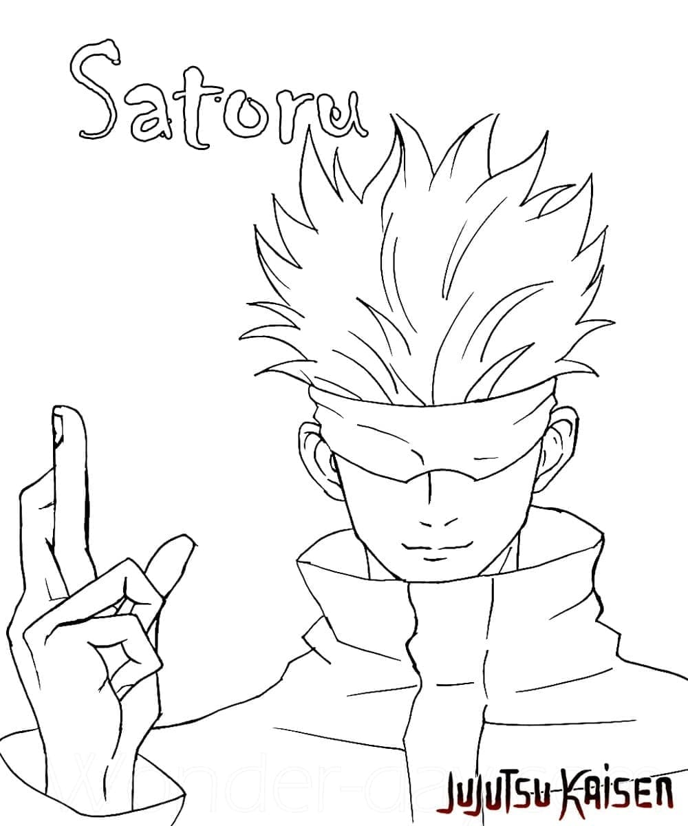 Tô Màu Gojo Satoru