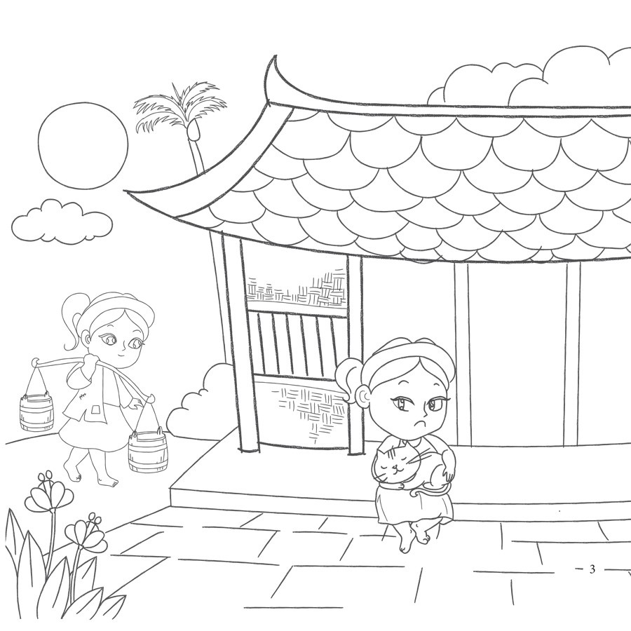 Tô Màu Truyện Cổ Tích Tấm Cám