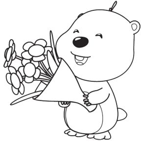 Tô màu Hải Ly Loopy