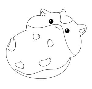 Tô màu Hamster Mập Mạp
