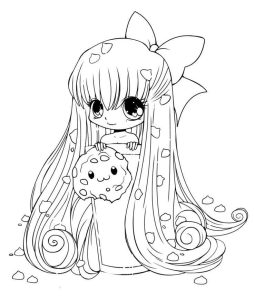Tô màu Hình Anime Cute Đáng Yêu Nhất
