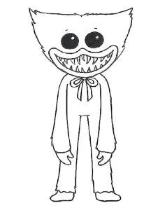 Tô màu Huggy Wuggy Nhỏ