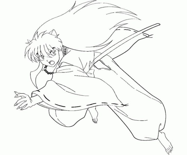 Tô màu Inuyasha Hành Động