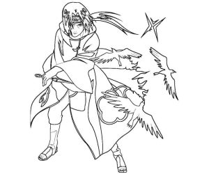 Tô màu Itachi Chiến Đấu