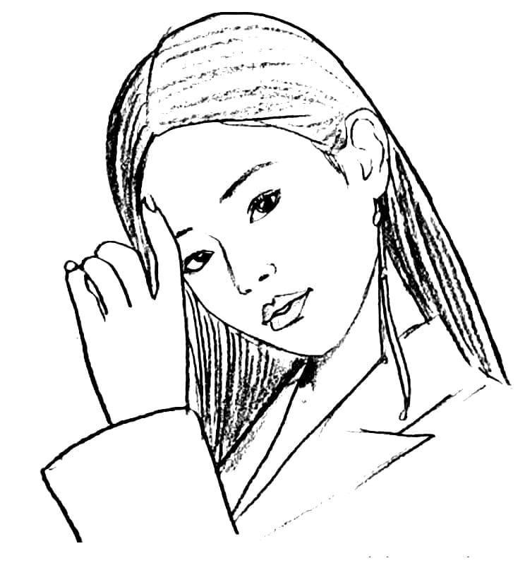 Tô màu Jennie Blackpink