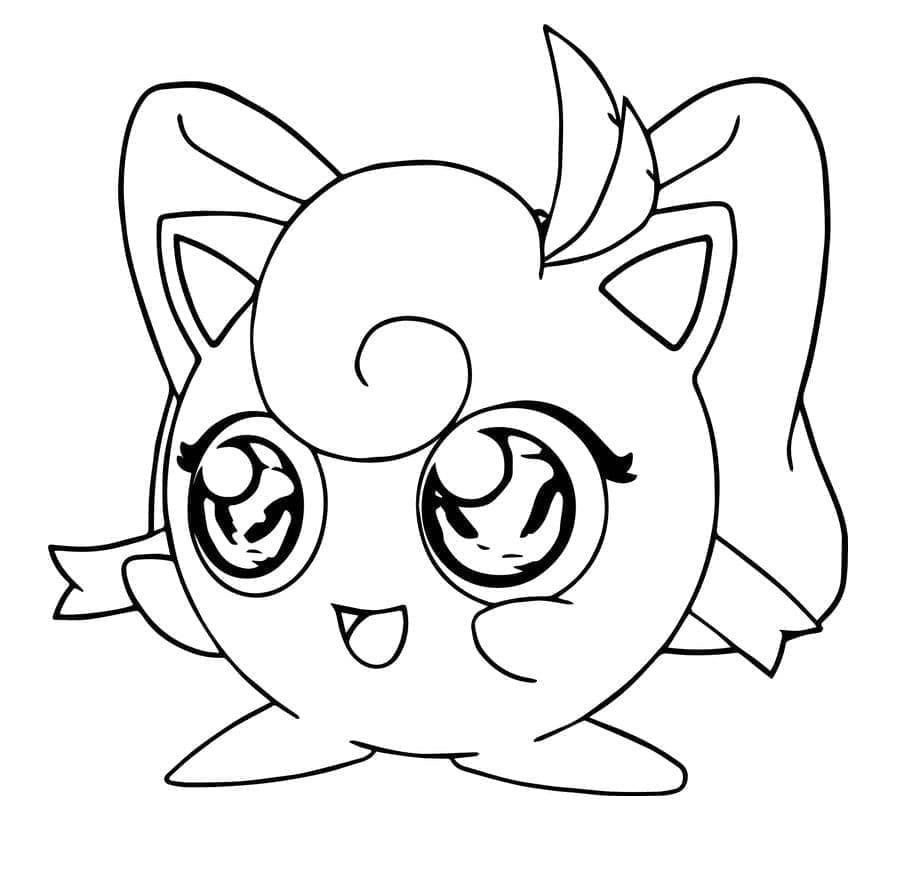 Tô màu Jigglypuff Xinh Xắn