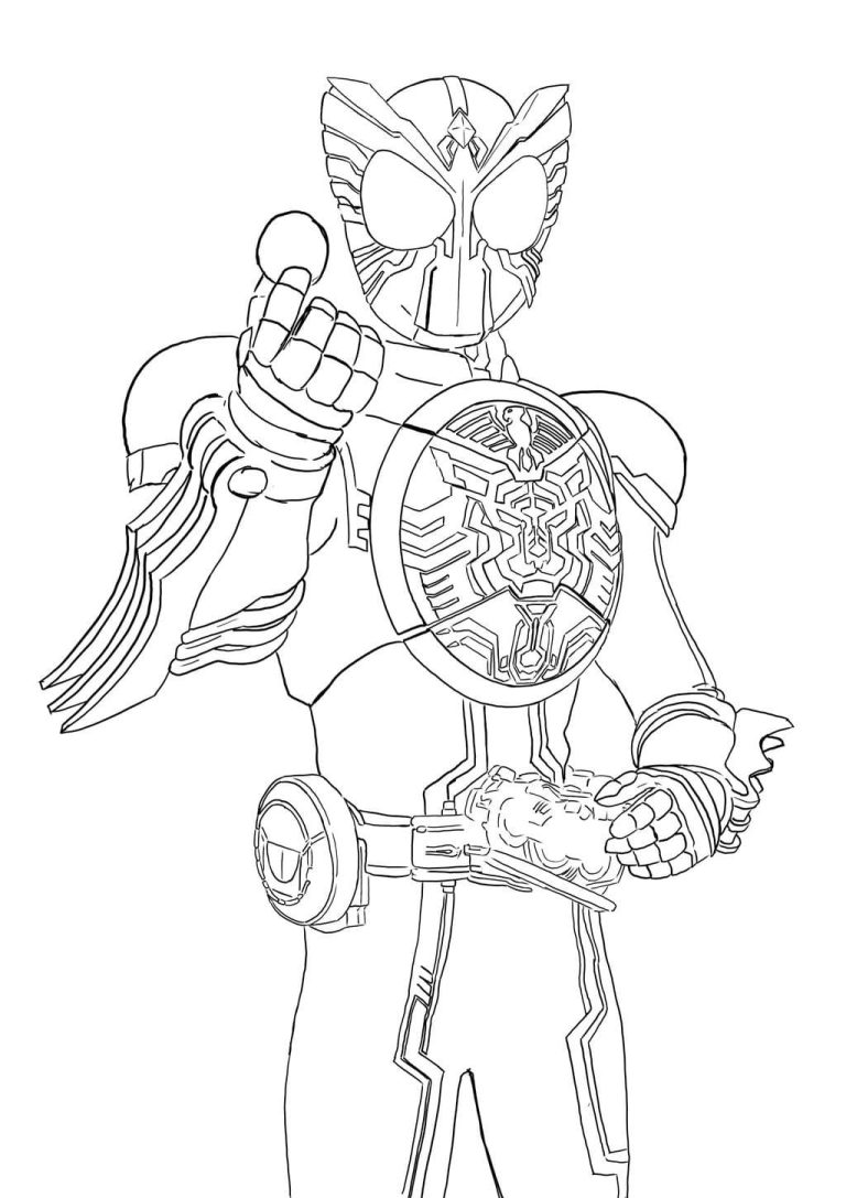 Tô màu Kamen Rider OOO