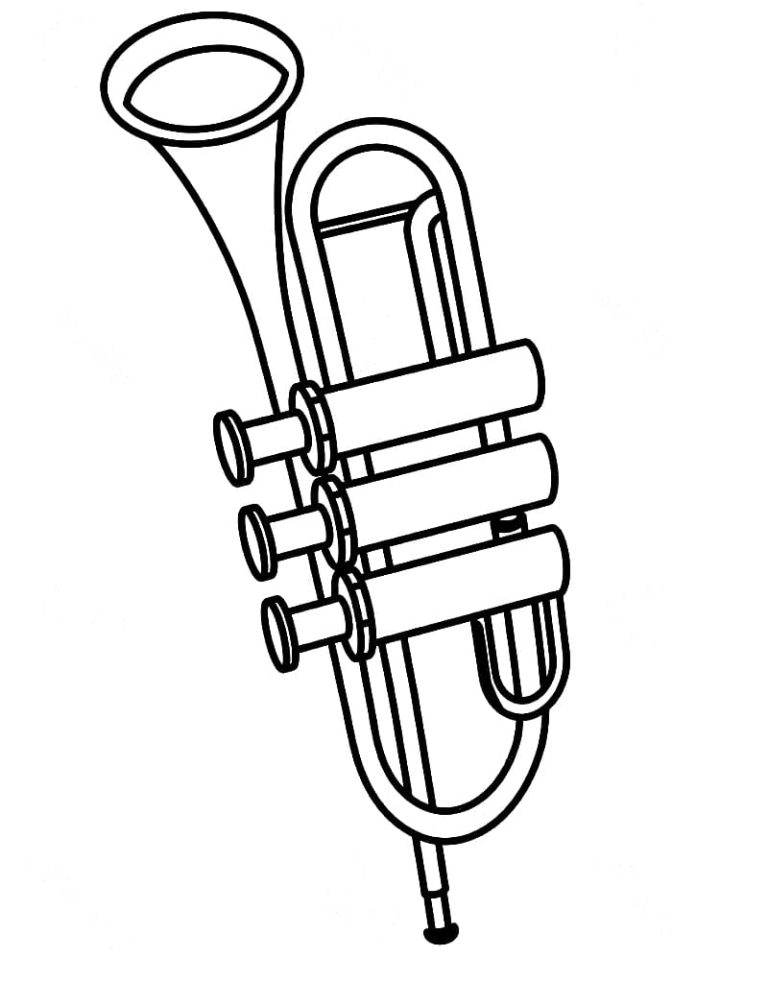 Tô màu Kèn Trumpet Cơ Bản