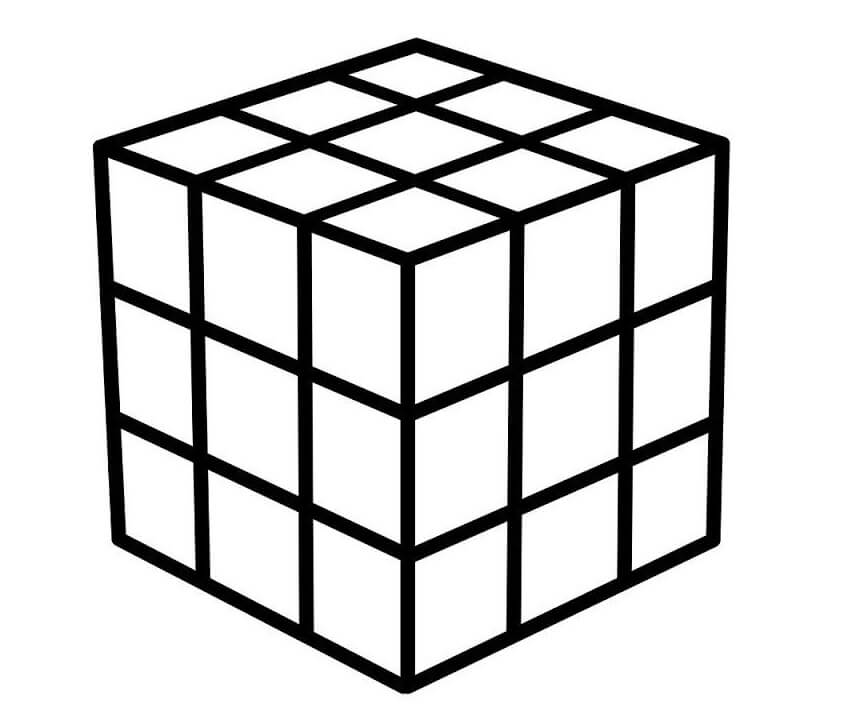 Tô màu Khối Rubik 3x3