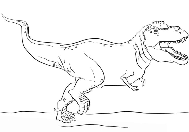Tô màu Khủng Long Bạo Chúa T-Rex