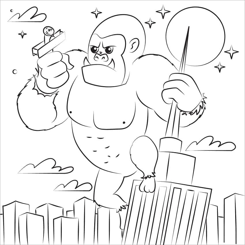 Tô Màu King Kong