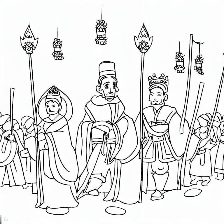 Tô màu Lễ Hội Đền Hùng