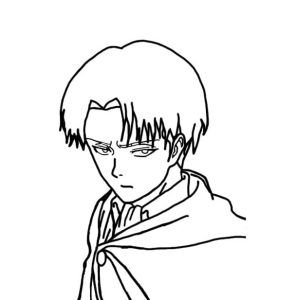 Tô màu Levi Ackerman Trong Attack On Titan
