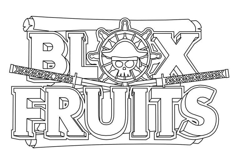 Tô màu Logo Blox Fruits