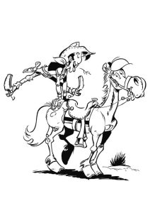 Tô Màu Cuộc Phiêu Lưu Của Lucky Luke