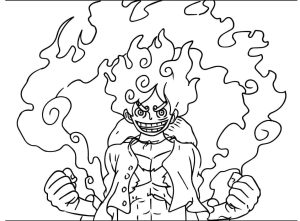 Tô màu Luffy Cười Lớn