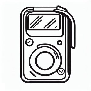 Tô màu Máy Nghe Nhạc MP3