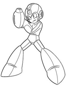 Tô màu Mega Man Chiến Đấu