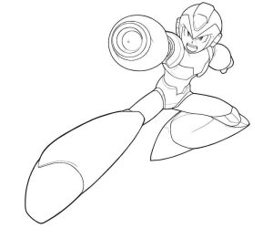 Tô màu Mega Man Giận Dữ