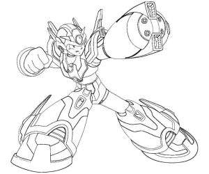 Tô màu Mega Man Siêu Nhân