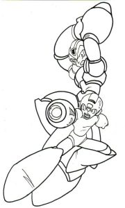 Tô màu Mega Man Tức Giận