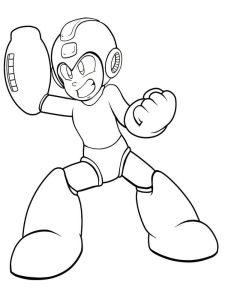 Tô màu Mega Man Vui Vẻ