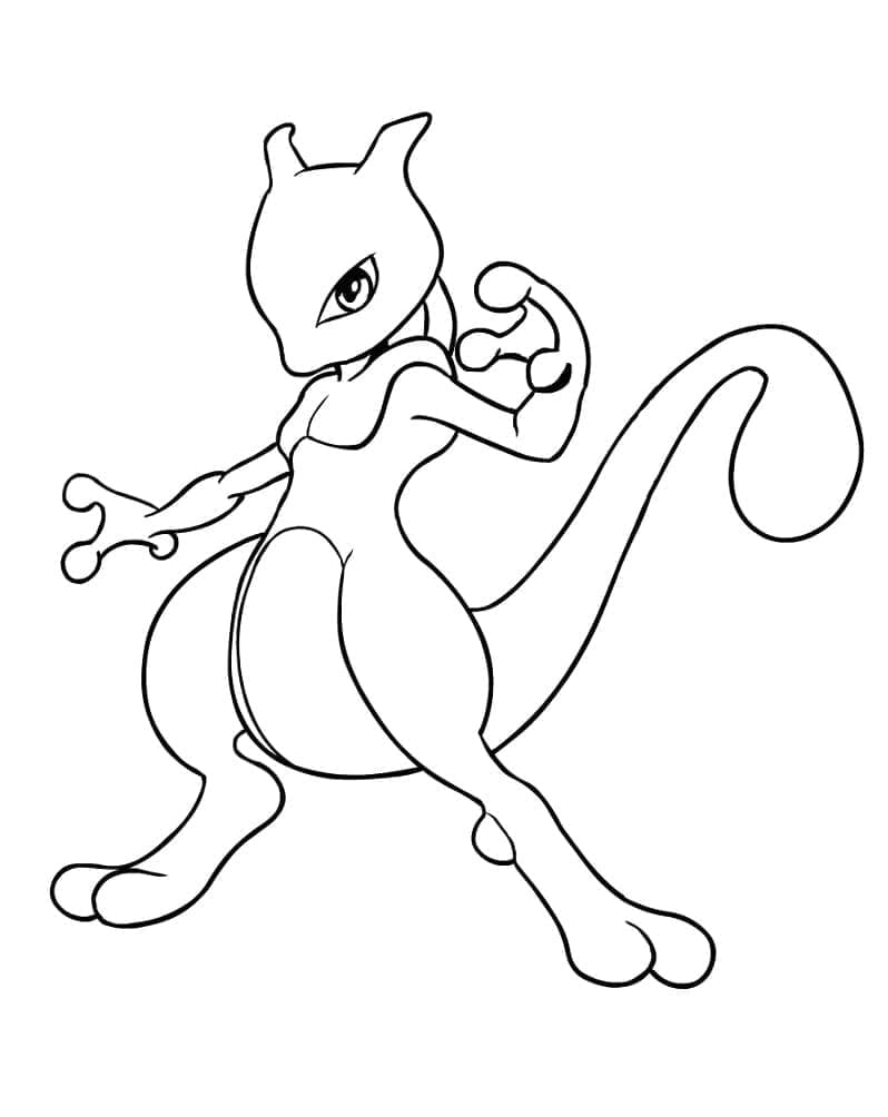 Tô Màu Mewtwo