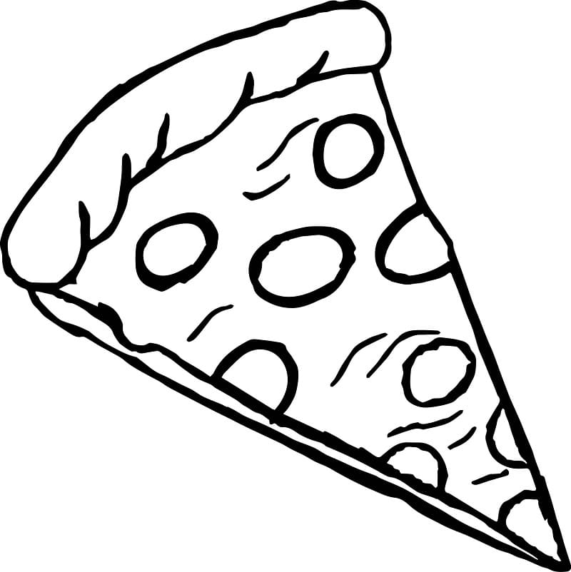 Tô màu Miếng Bánh Pizza