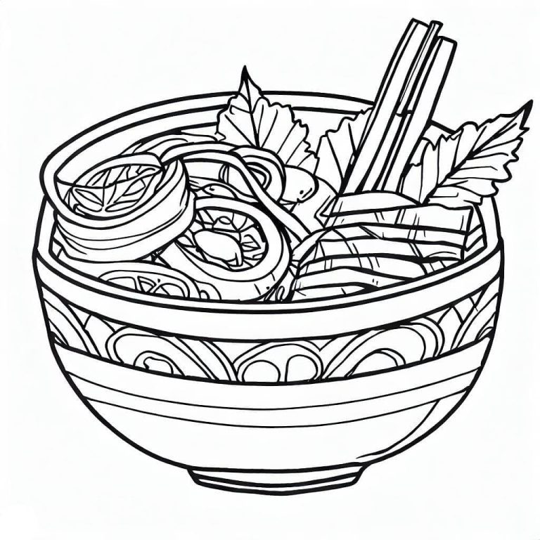 Tô màu Món Phở